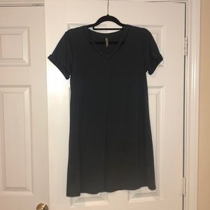 Navy blue t shirt dress